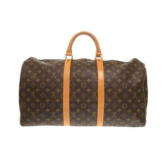 Pre Loved Louis Vuitton Keepall 50 Unisex Brown Luggage - Picture 3 of 8